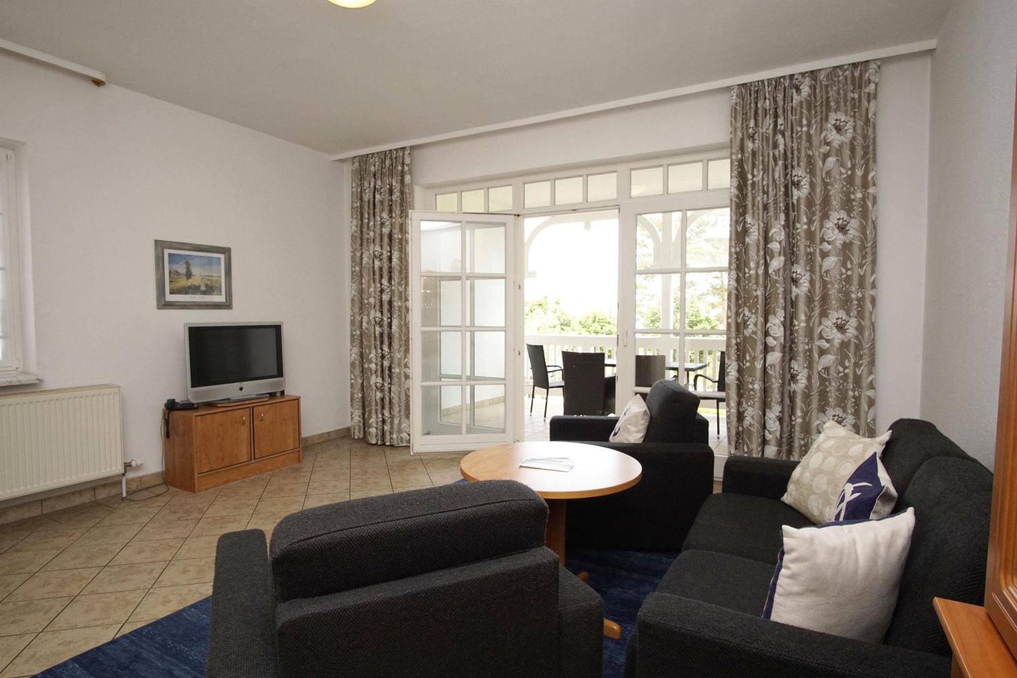 Aparthotel Ostsee FeWo Nr 06 strandnah, Balkon, Meerblick Ostseebad Ostseebad Binz Exterior foto